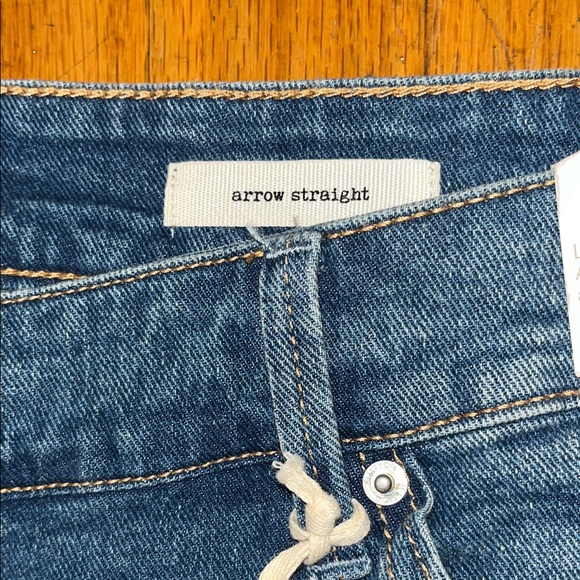 NWT Jessica Simpson Arrow Straight Denim Women's Blue Button Fly Jeans Size 22W - Picture 3 of 16